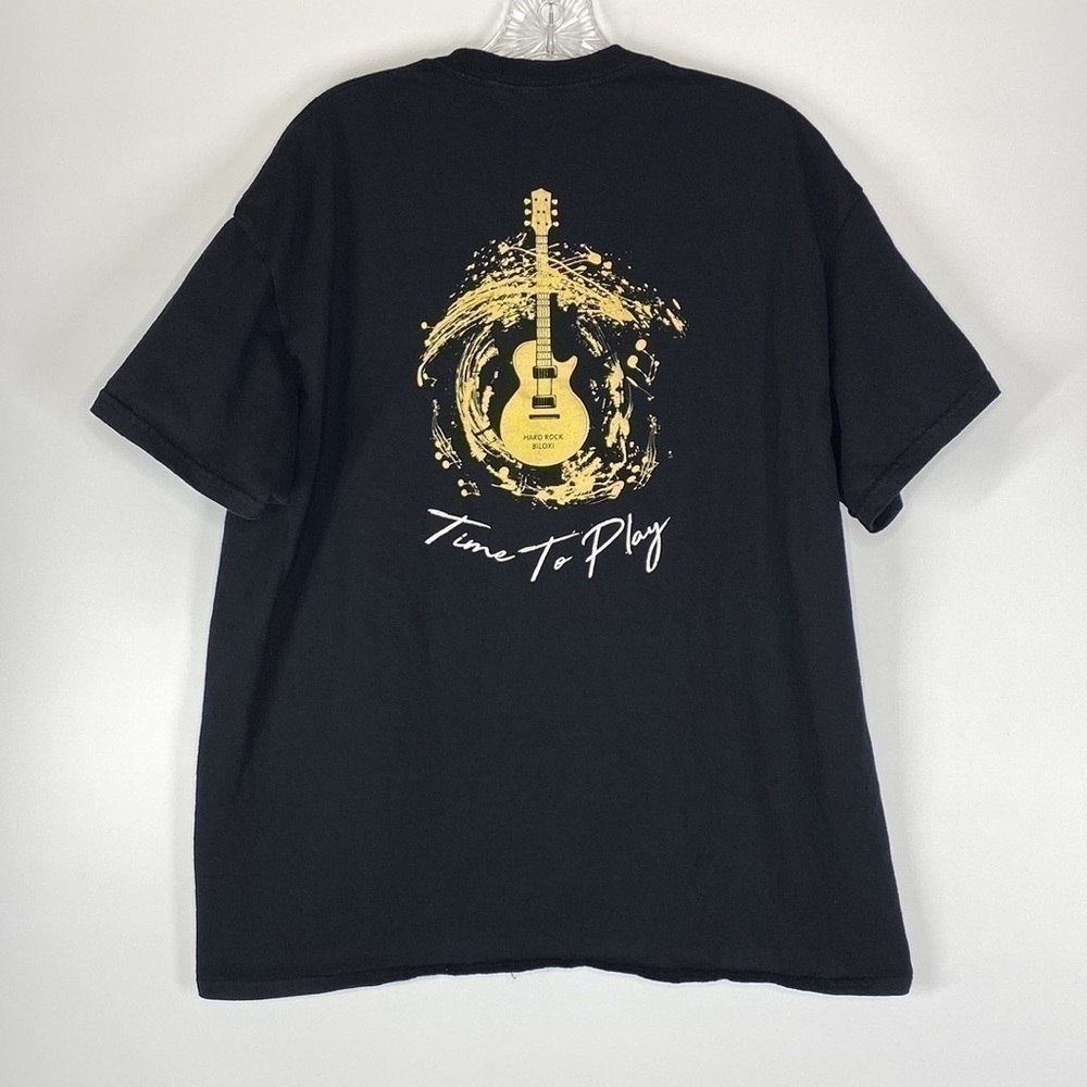 Hard Rock Cafe Biloxi Black Short Sleeve Tshirt Size XL